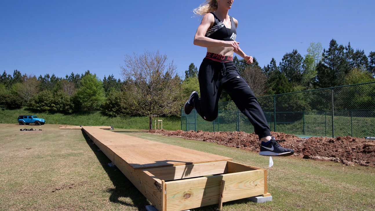 Project runway: Olympian Morris builds own pole vault setup