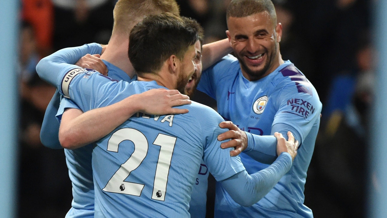 Man City beats West Ham 2-0 to backdrop of anti-UEFA chants