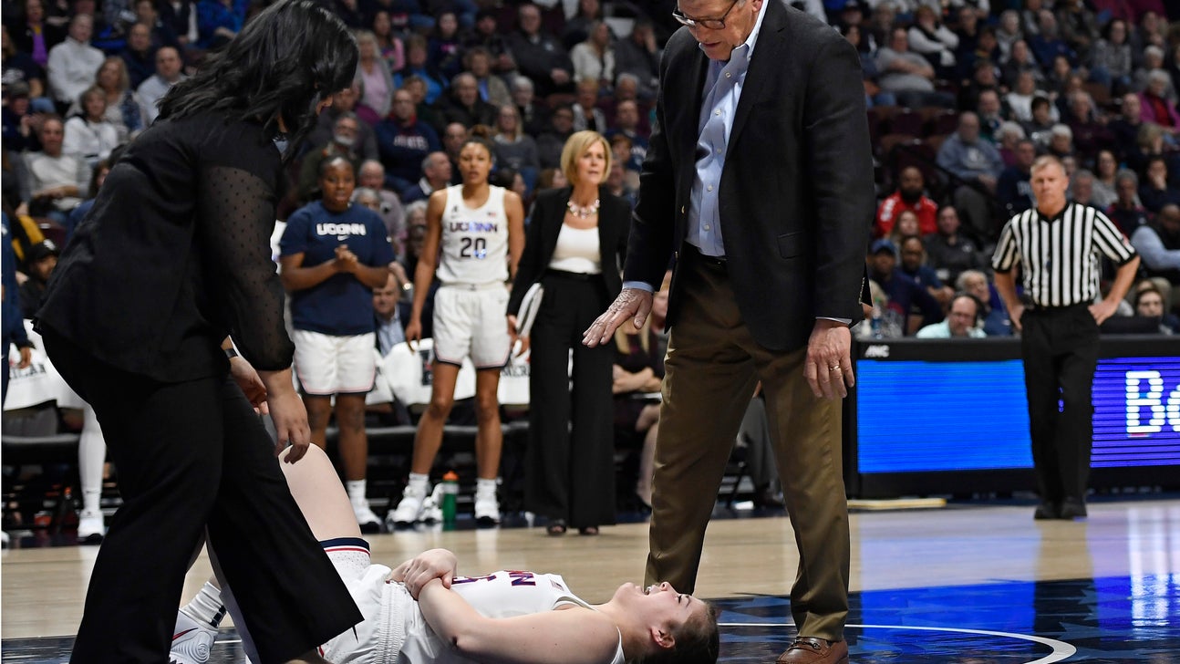UConn forward Kyla Irwin's season over with fractured elbow