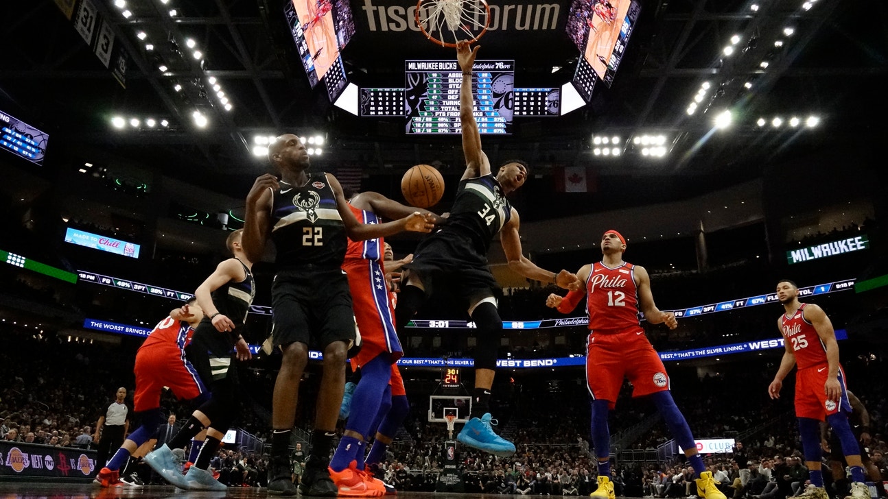 Antetokounmpo shines as Bucks defeat 76ers 112-101