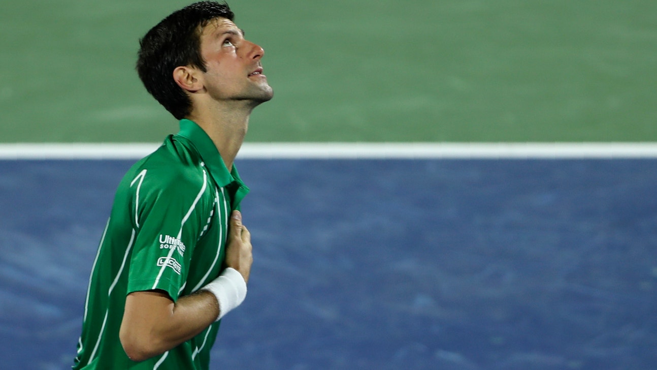 Djokovic saves 3 match points vs Monfils to make Dubai final