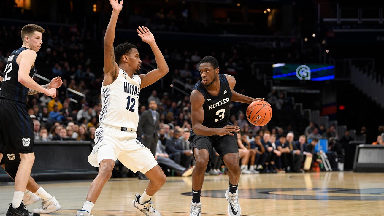 Baldwin heats up again, No. 16 Butler beats Georgetown 69-64