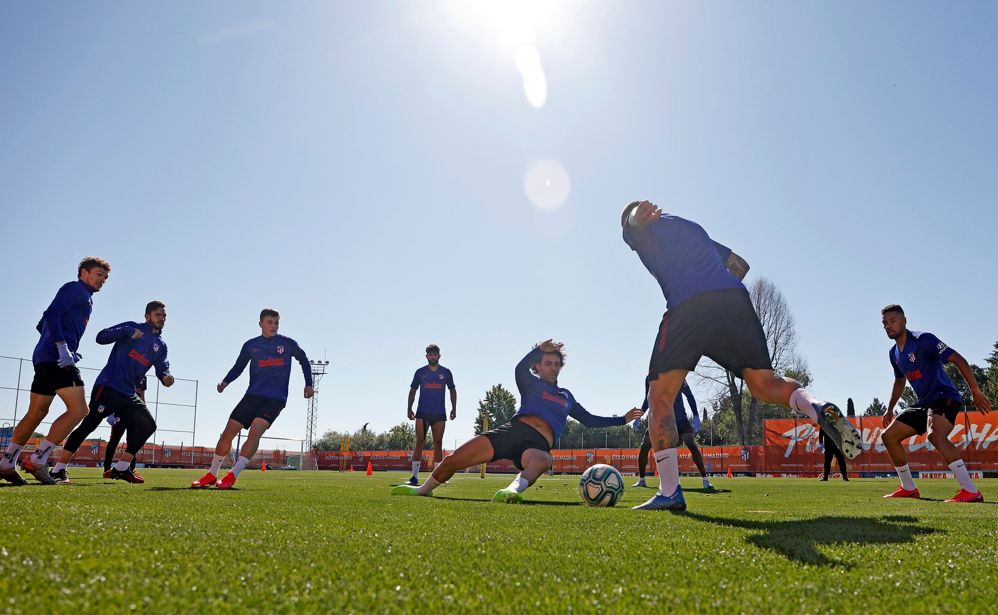 Spanish league soccer teams start group training | FOX Sports