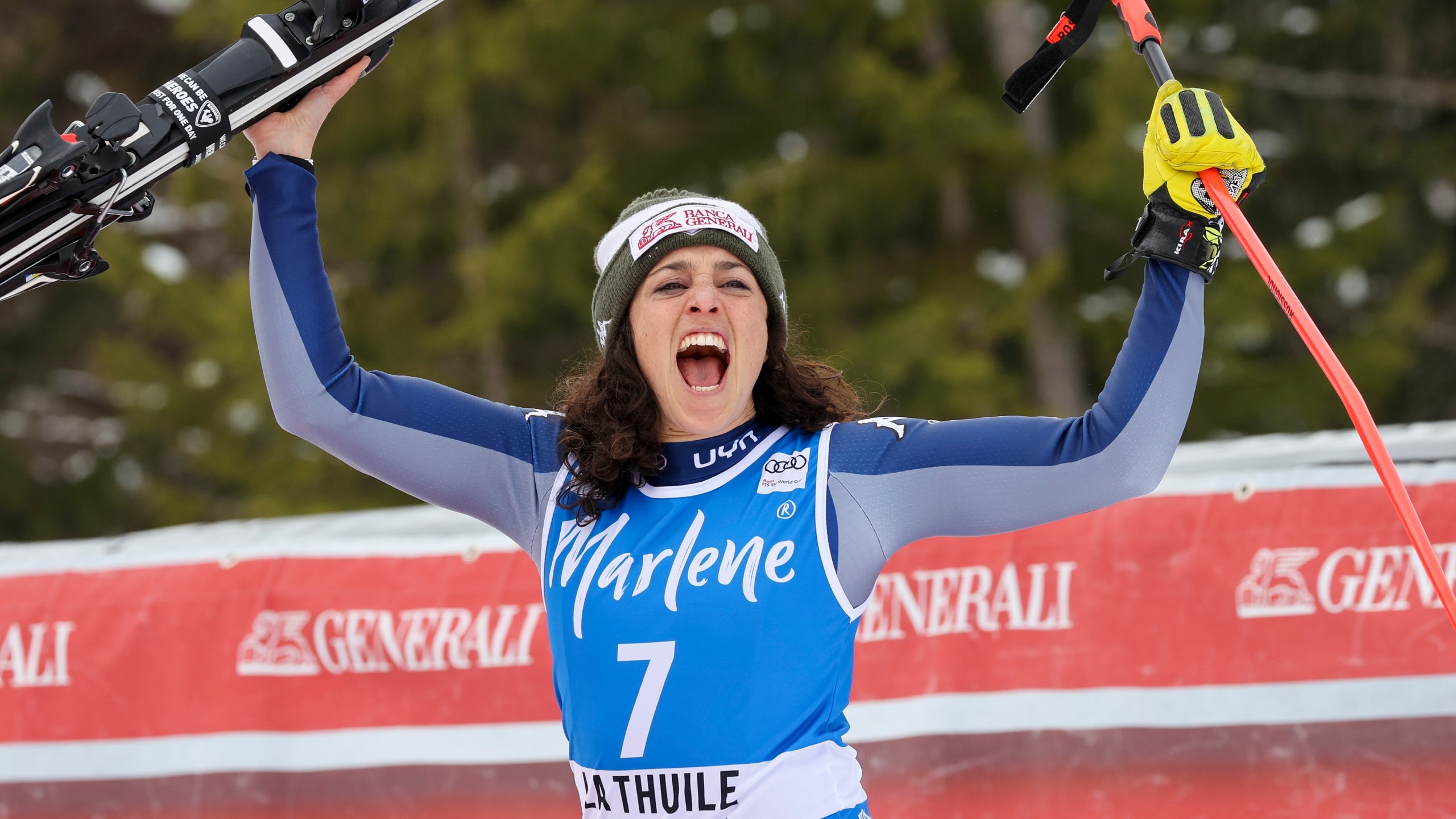 Brignone wins combined title as World Cup finish is in doubt | FOX Sports