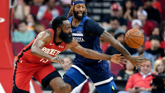 Harden with 37; Rockets end skid in 117-111 win over 'Wolves