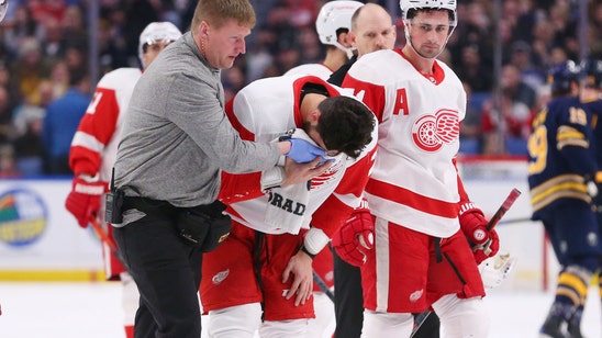 Red Wings Perlini cleared to travel after cut across face