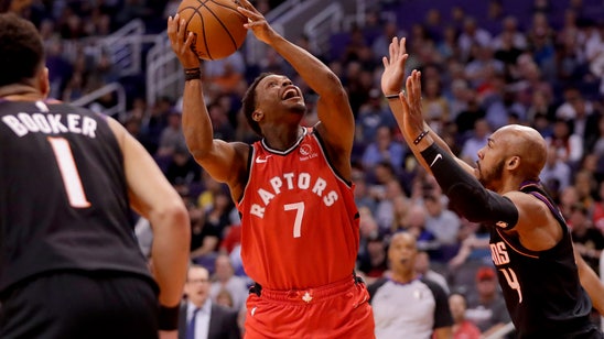 Raptors rally, snap three-game skid by beating Suns 123-114