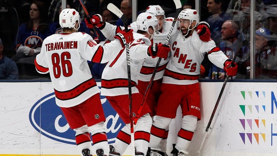 Trocheck scores in OT, lifts Hurricanes over Islanders 3-2
