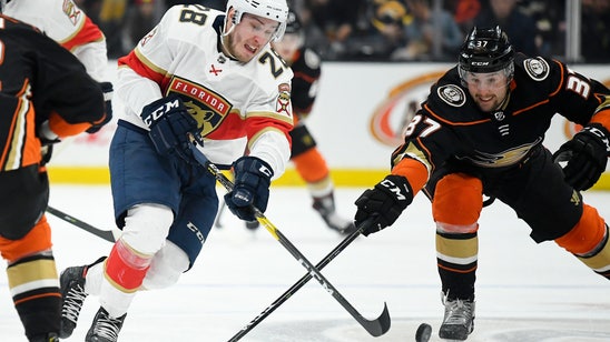 Saarela's first NHL goal helps Panthers top Ducks 4-1