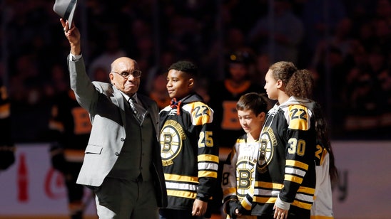 NHL's 1st black player says league working to fight racism