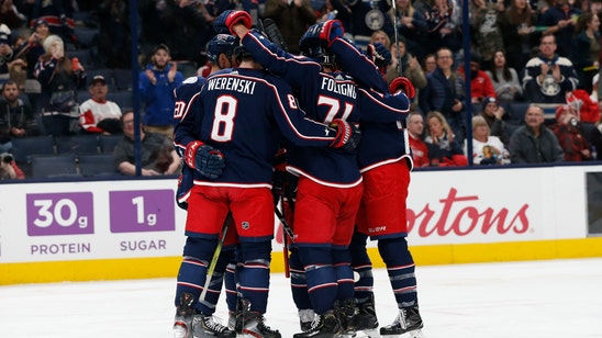 Merzlikins gets fifth shutout, Blue Jackets beat Red Wings