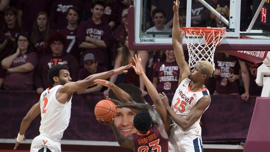 Clark's 3-pointer lifts Virginia past Virginia Tech, 56-53