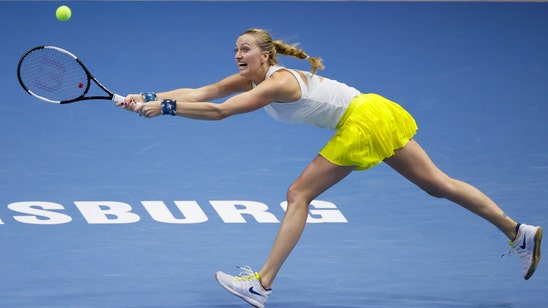 Sakkari upsets Bencic in St. Petersburg, Kvitova withdraws