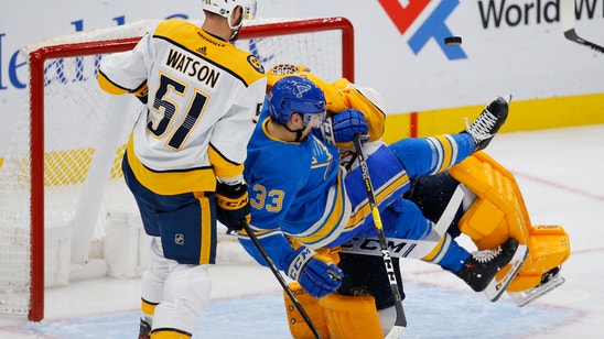 Predators top Blues 4-3 on Granlund's power-play goal