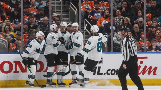 Sharks erase early deficit, beat Oilers 6-3