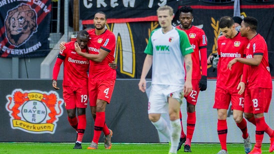 Leverkusen beats Augsburg 2-0, eyes Champions League place