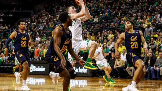 Early outburst sends No. 13 Oregon to 90-56 win over Cal