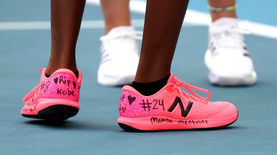 Players pay respects to Kobe Bryant at Australian Open