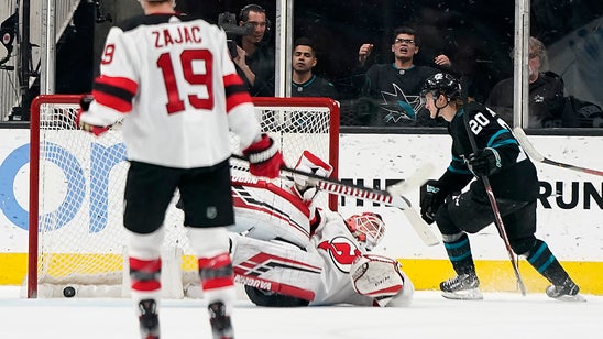 Couture scores in OT as Sharks top Devils 3-2