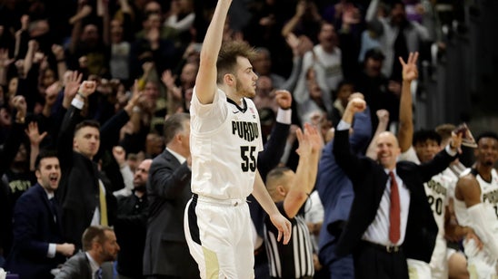 Stefanovic's 3 gives Purdue a 61-58 win over Northwestern