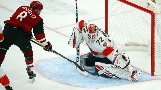 Bobrovsky stops 36 shots in Panthers' 2-1 win over Coyotes