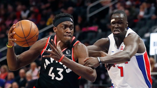 Raptors' streak at 10 after 105-92 win over Pistons