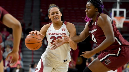 Boston leads No. 1 South Carolina past No. 25 Arkansas 86-65