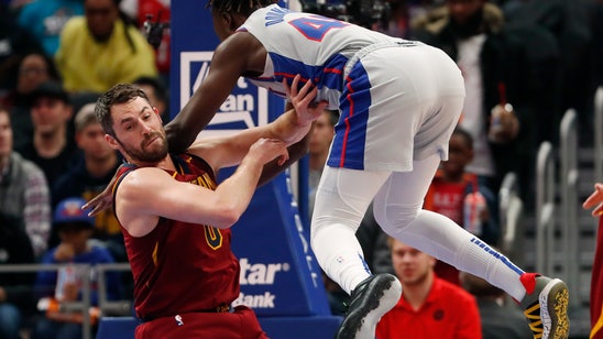 Love's big first half lifts Cavaliers past Pistons 115-100