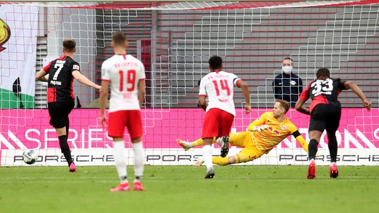 Hertha Berlin scores late to hold Leipzig 2-2 in Bundesliga