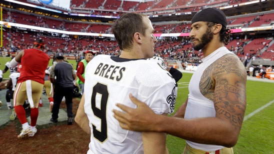 Saints' Brees takes first step toward mending relationships