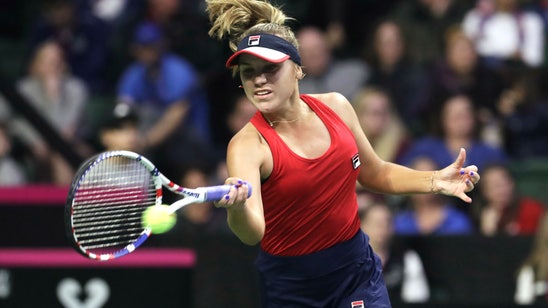 Williams remains perfect in Fed Cup; US leads Latvia 2-0