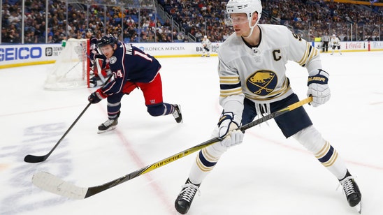 Olofsson scores 2 in Sabres' 4-3 OT win over Blue Jackets