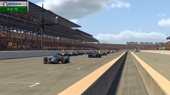 Scott McLaughlin wins on Indy oval for 2nd virtual victory