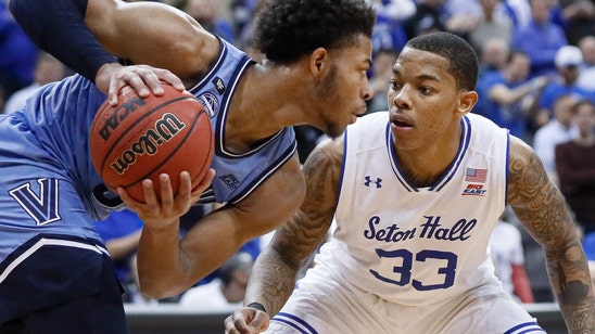 No. 14 Villanova edges No. 8 Hall; Big East up for grabs