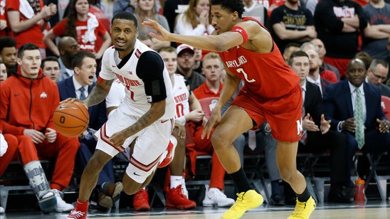 Muhammad helps No. 25 Ohio State end No. 7 Maryland's streak