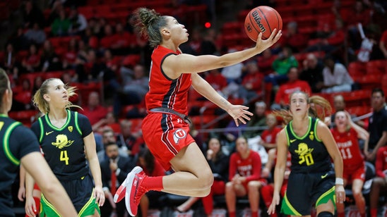 No. 3 Oregon routs Utah 90-63