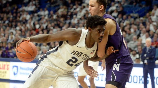 No. 13 Penn State tops Northwestern 77-61
