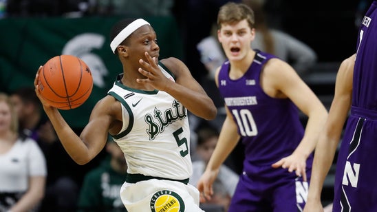 No. 14 Michigan St tops Northwestern 79-50, moves into 1st