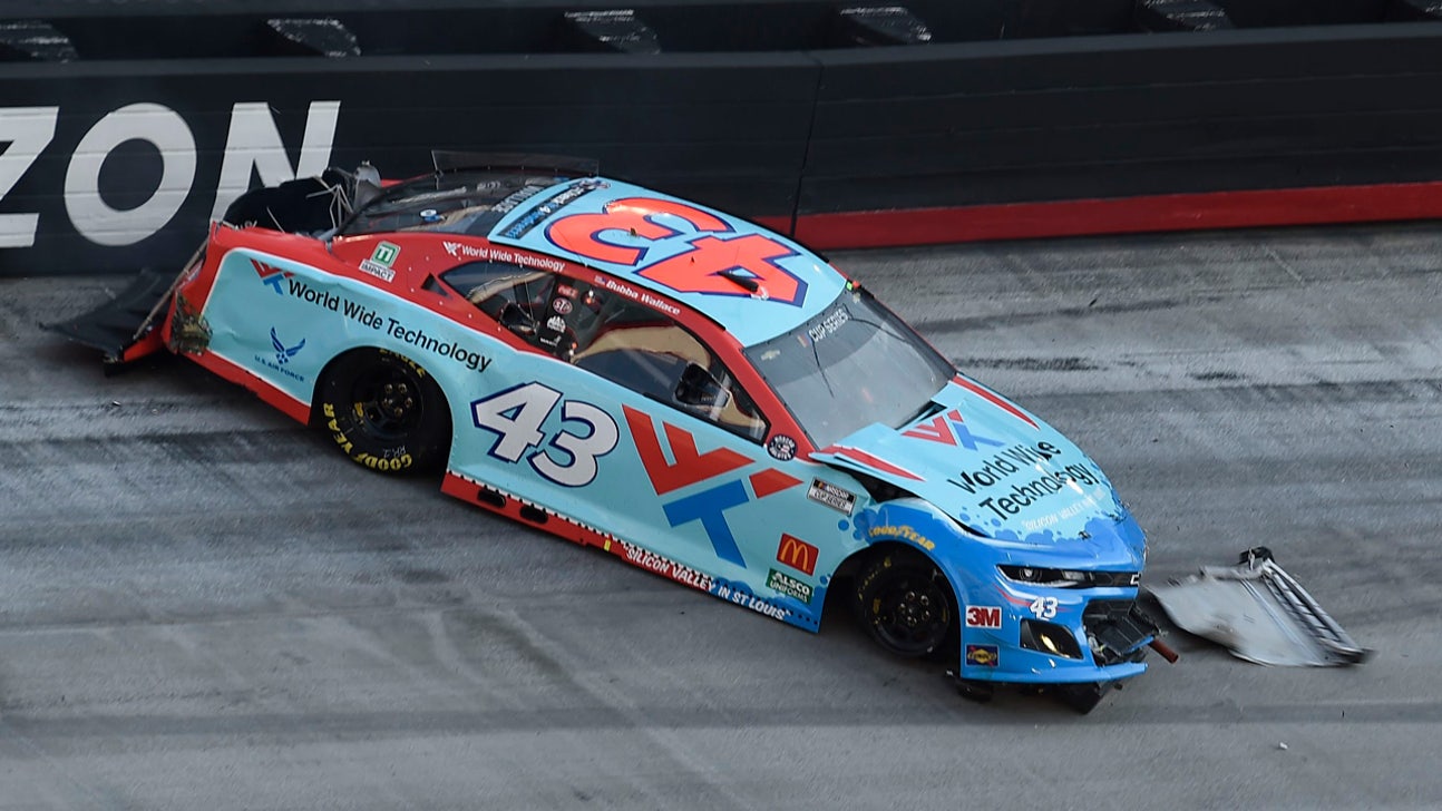 Wallace's All-Star Bid Ends In Wreck