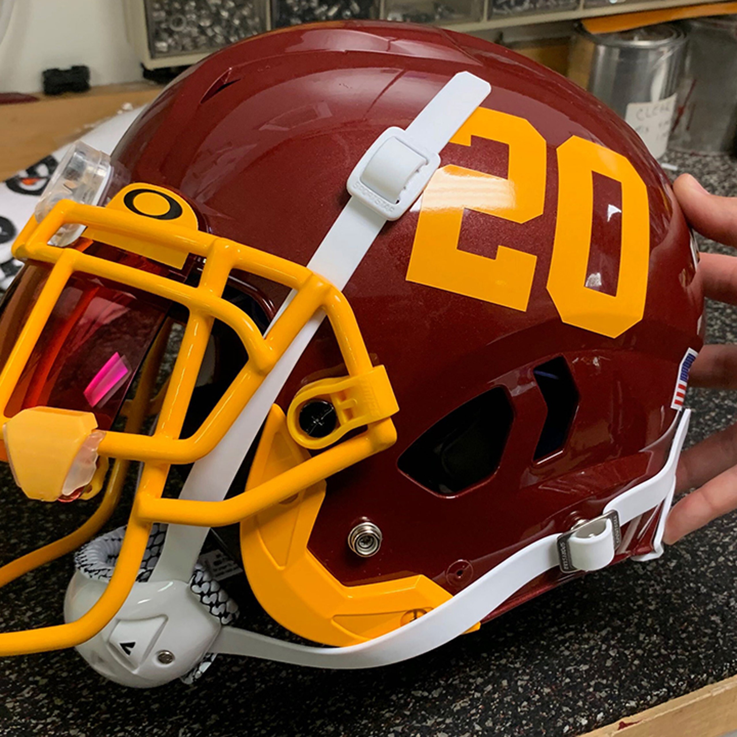 New washington football team helmet