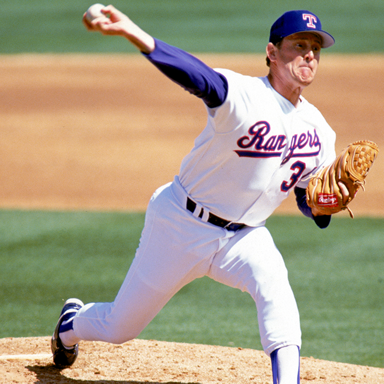 Nolan Ryan of the Houston Astros pitches against the Pittsburgh