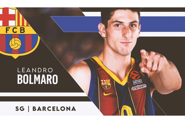Leandro Bolmaro Pink FC Barcelona Basketball Jersey