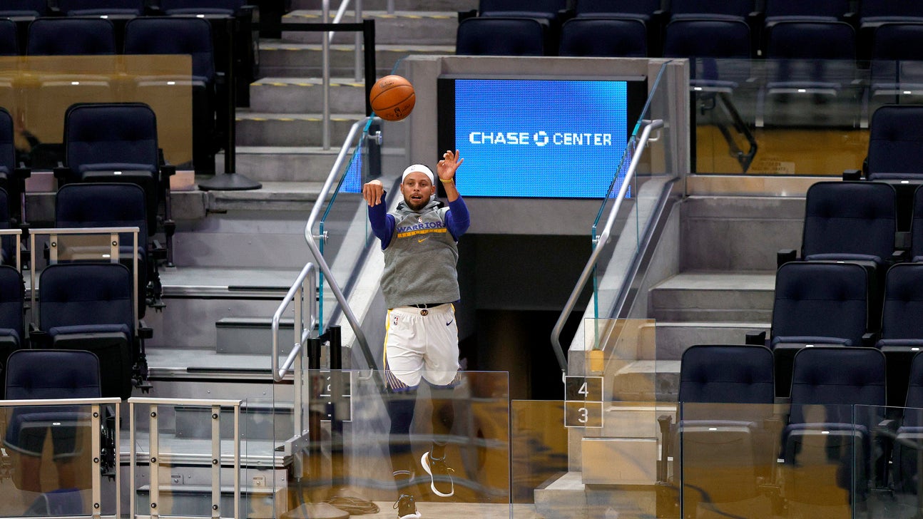 Curry Shows Off Absurd New Pregame Shot
