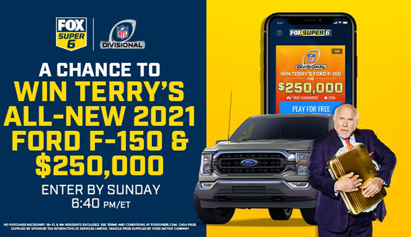 FOX Sports Super 6 NFL Sunday Challenge TV Spot, 'Win Terry's Money:  $250,000' 