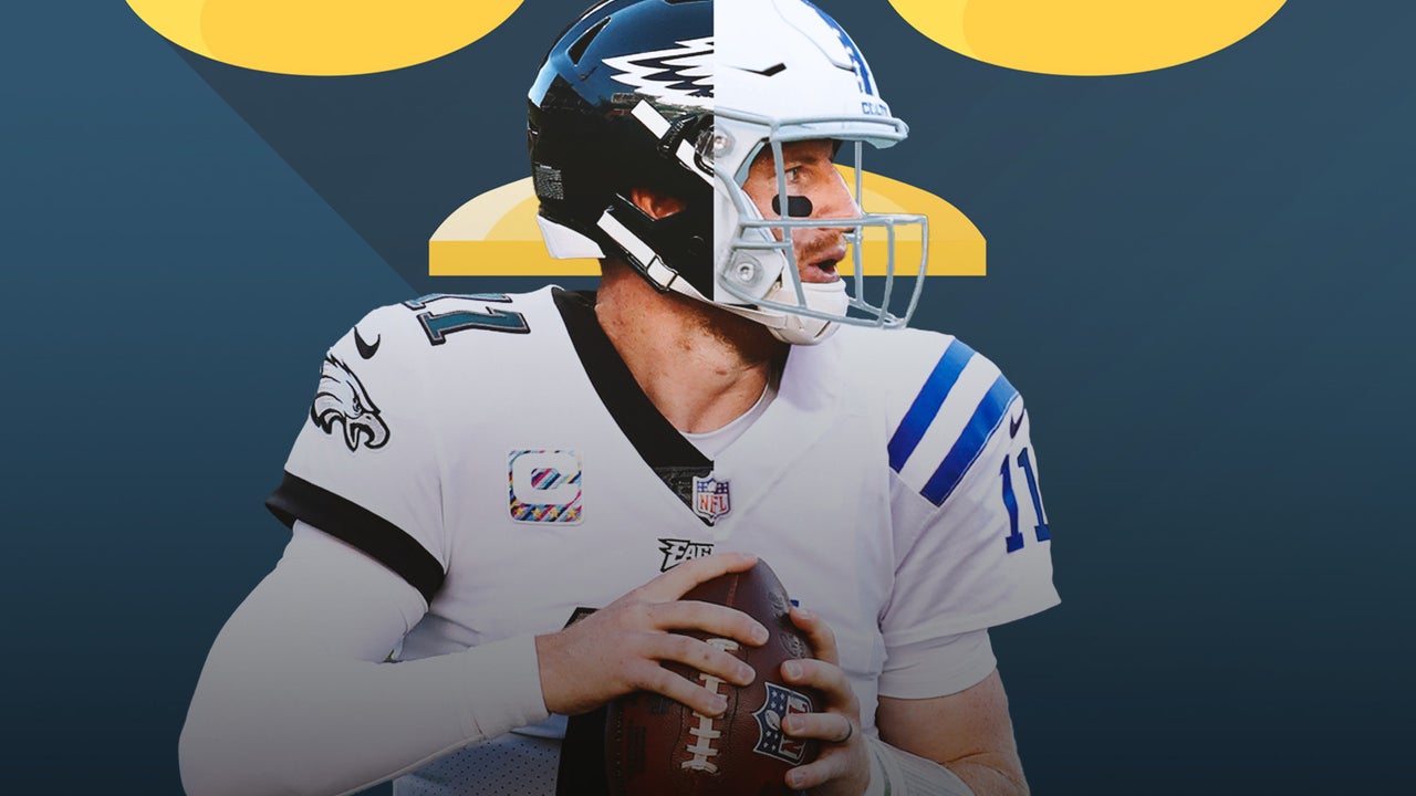 derek carr vs carson wentz stats