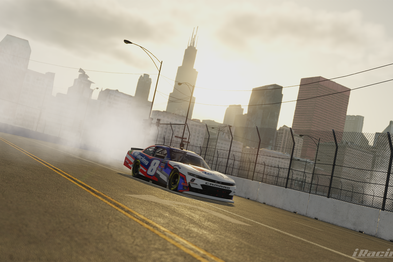nascar set  run chicago street   iracing  eye