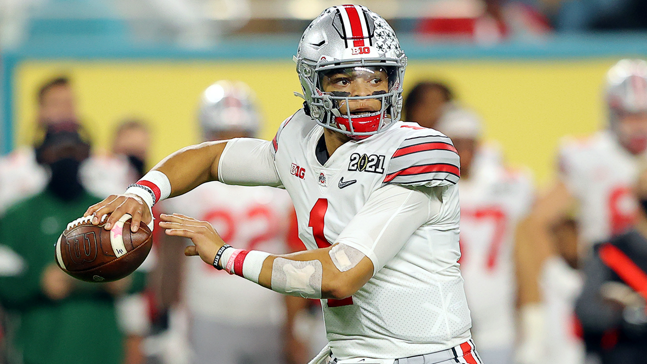 New England has its eyes on Justin Fields, with potential to trade up in NFL Draft