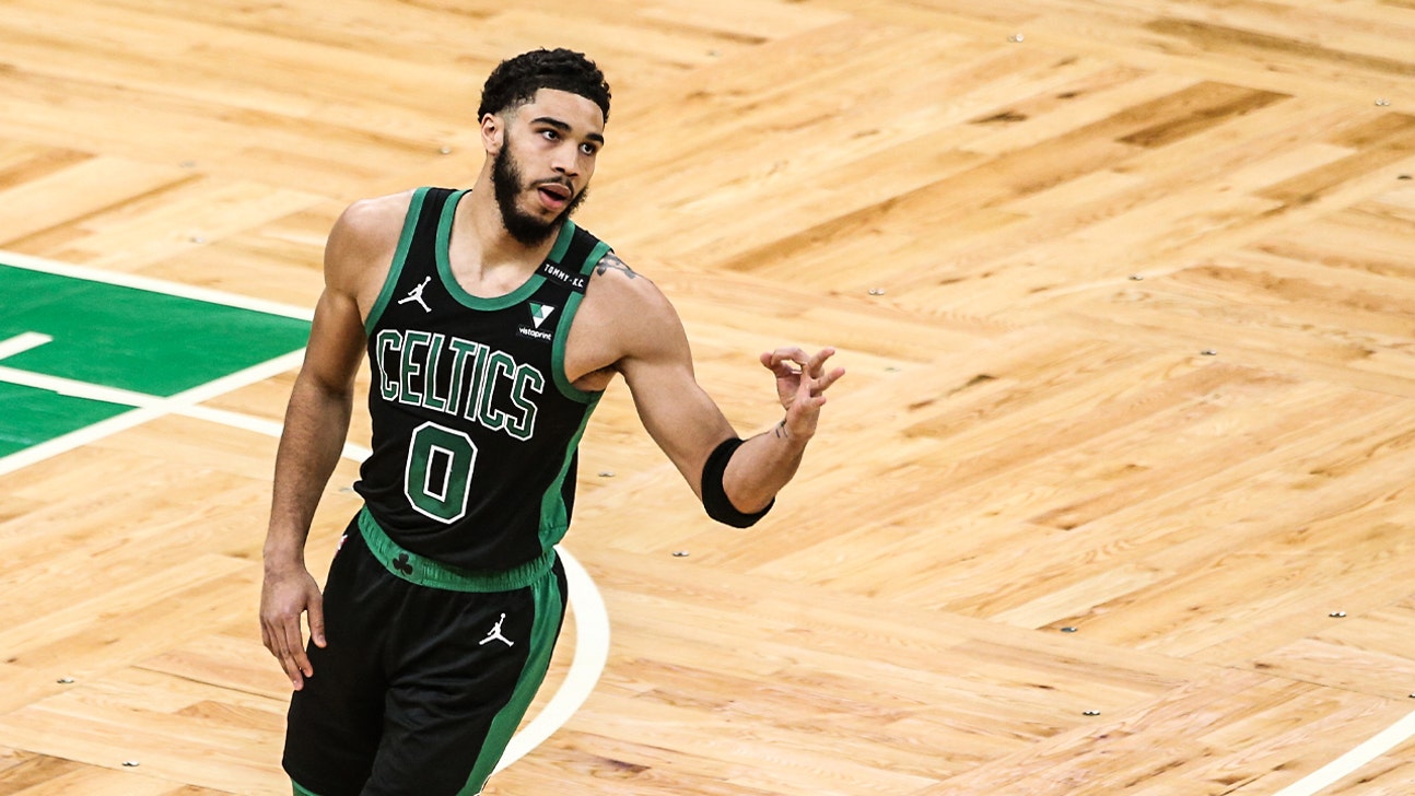 Celtics star Jayson Tatum caught fire in April, and so did his son, Deuce