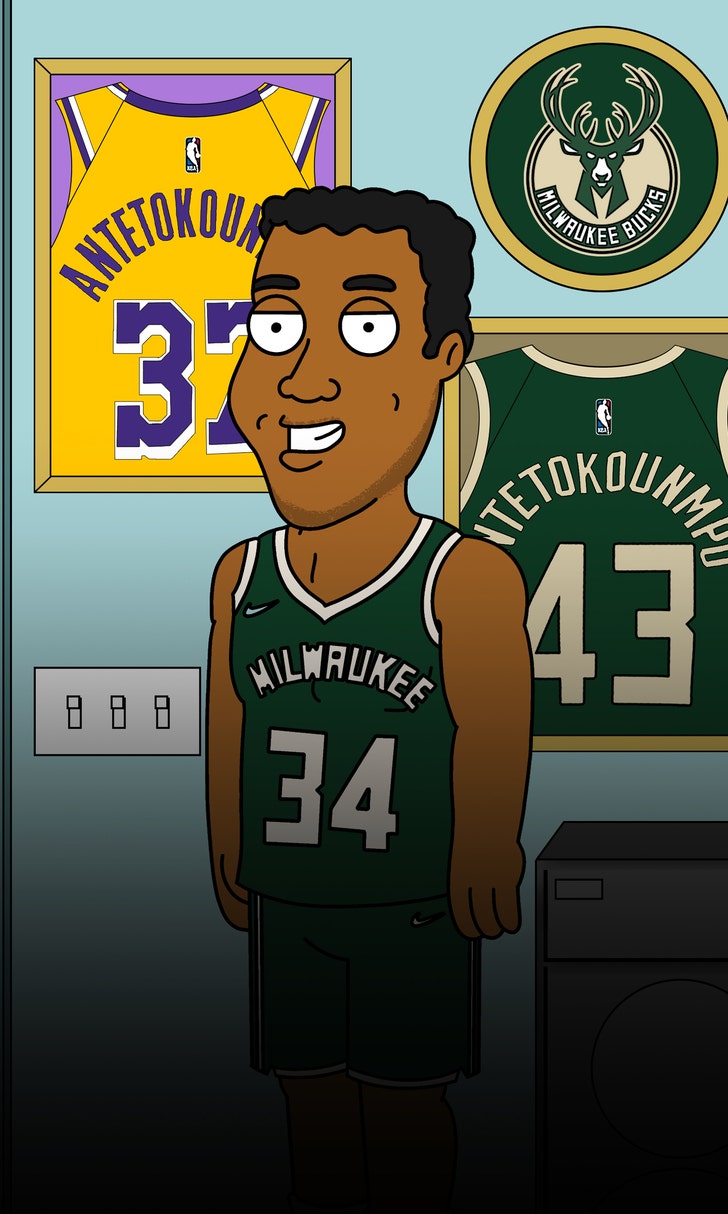 Giannis, Kostas and Thanasis – the 'Antetokounbros' – make history in Bucks-Lakers