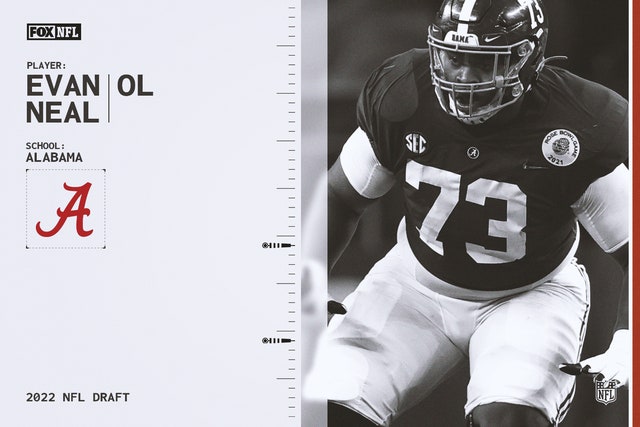 CBS Sports - Bama OL Evan Neal is the new No. 1 on Ryan Wilson's 2022 mock  draft 